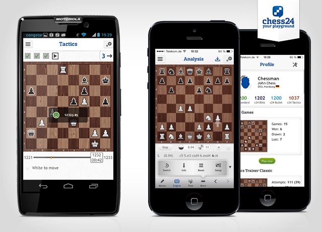 دانلود نرم افزار اندروید chess24